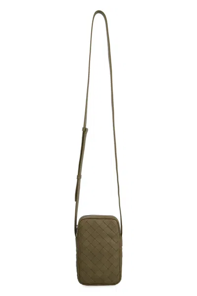 Bottega Veneta Men's Leather Smartphone Case/shoulder Bad