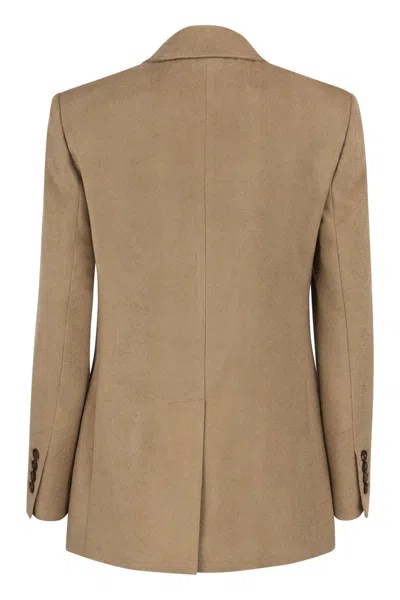 Brunello Cucinelli Double-breasted Jacket With Necklace