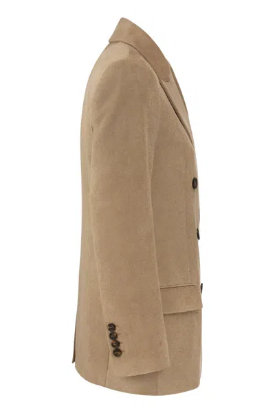Brunello Cucinelli Double-breasted Jacket With Necklace