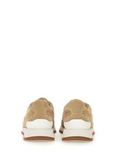 Brunello Cucinelli Suede Upper Rubber Sole Sneaker