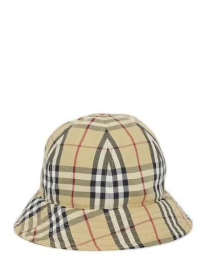 Burberry Check Motif Nylon Bucket Hat