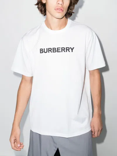 Burberry Oversized T-shirt That Sports The House Logo On The Front