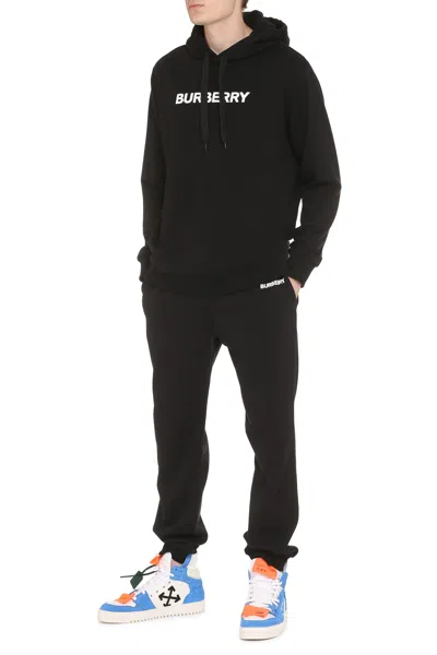 Burberry Black Cotton Sweatshirt In Black