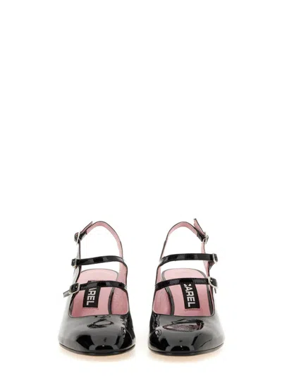 Carel Paris Banana Patent Leather Slingback Pumps