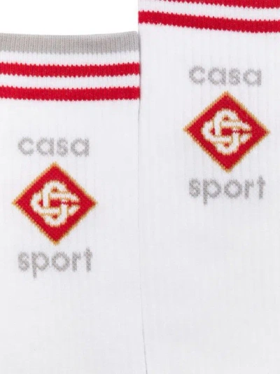Casablanca Unisex Printed Basketball Socks