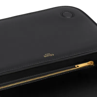 Celine Black Triomphe Frame Medium Bag For Women