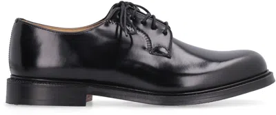 Church's Black Leather Lace Up Shoes