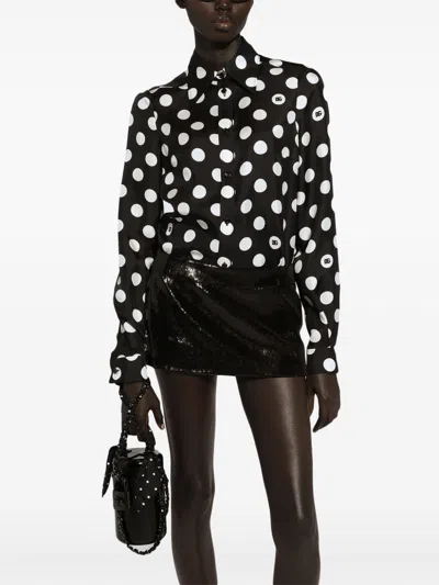 Dolce & Gabbana Sequined Low-rise Miniskirt