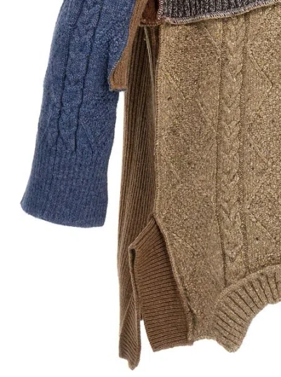 Dolce & Gabbana Patchwork Distressed Cardigan