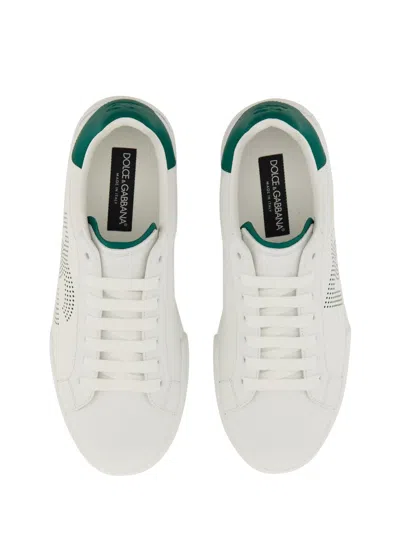 Dolce & Gabbana Portofino Leather Low-top Sneakers