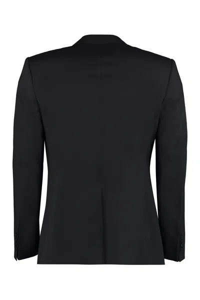 Dolce & Gabbana Black Wool Tailored Suit