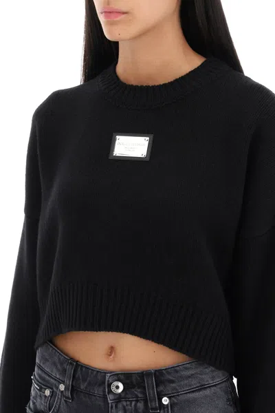 Dolce & Gabbana Wool And Cashmere Cropped Pullover