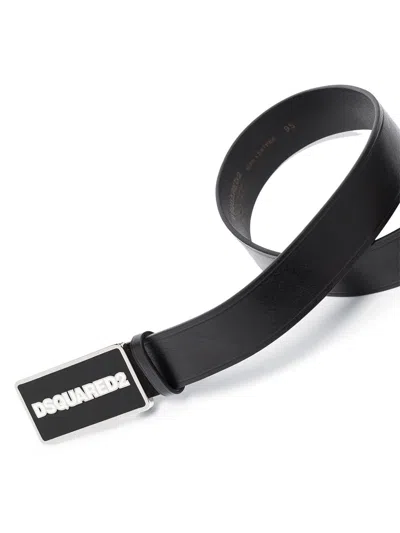 Dsquared2 Logo-buckle Leather Belt