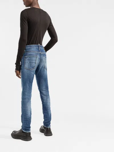 Dsquared2 Navy Blue 5-pocket Pants For Men