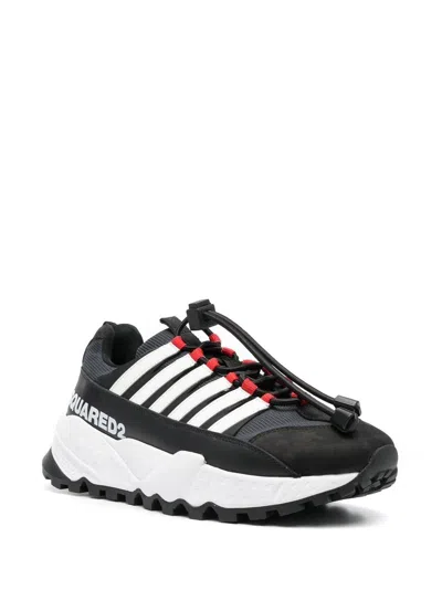 Dsquared2 Logo-printed Round-toe Drawstring Sneakers