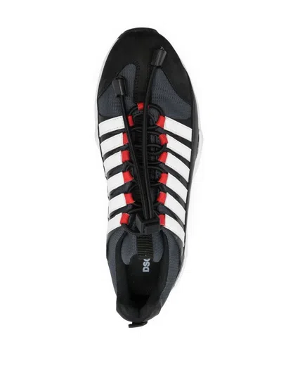 Dsquared2 Logo-printed Round-toe Drawstring Sneakers