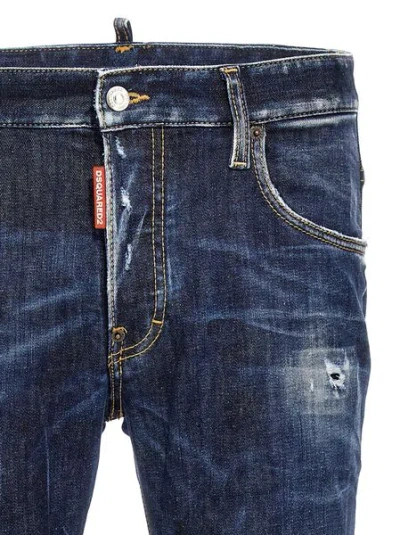 Dsquared2 Premium Cotton Logo Jeans.