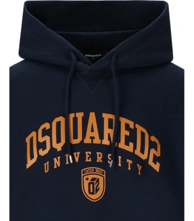 Dsquared2 University-print Drawstring Hoodie