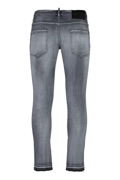 Dsquared2 Skater Jeans In Gray