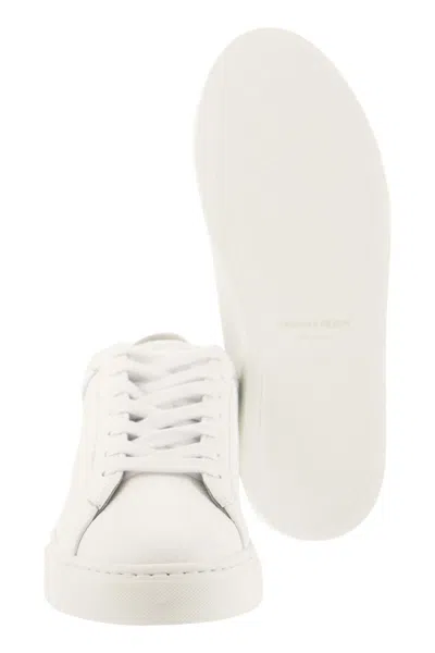 Fabiana Filippi Lace-up Leather Sneakers With Shiny Accents