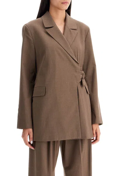 Ganni Double-breasted Blazer With