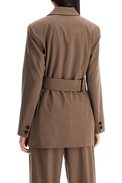 Ganni Double-breasted Blazer With