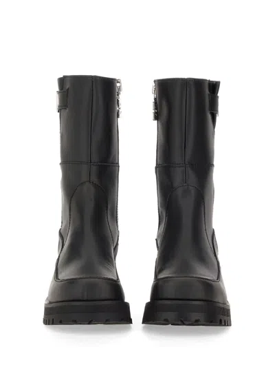 Ganni Woman Ankle Boots Black Size 8 Textile Fibers