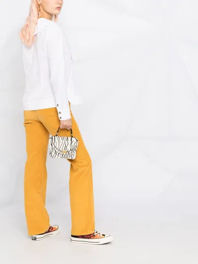 Ganni White Sailor Collar Shirt