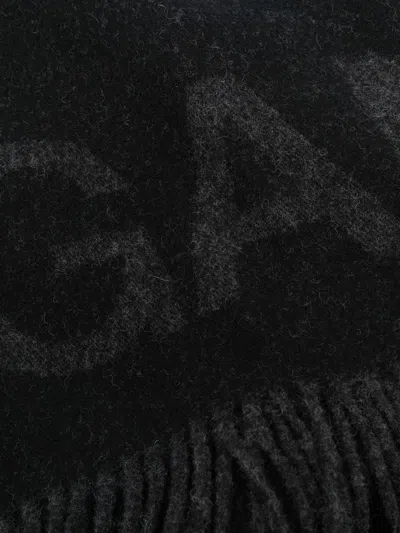 Ganni Logo Lettering Scarf