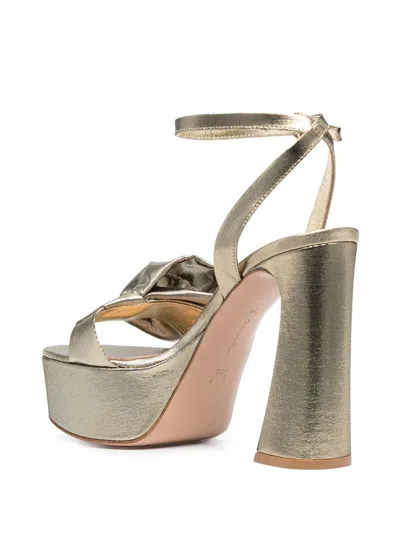 Gianvito Rossi Elevated Faux Leather Sandals With 11cm Heel