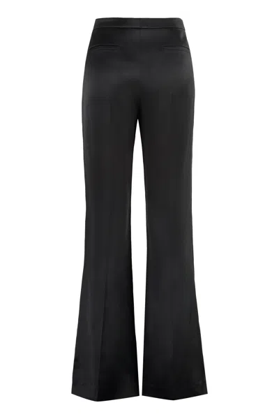 Givenchy Satin Trousers With Pockets In Blue