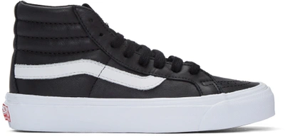Vans Black Og Sk8-hi Lx Sneakers In Vlt Black
