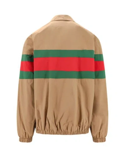 Gucci Web-stripe Shirt Jacket