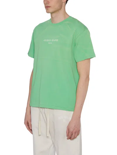 Guess T-shirt Girocollo In Cotone