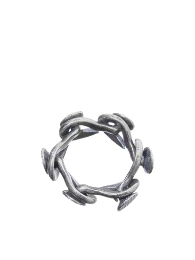 Guidi Nail Detailed Ring