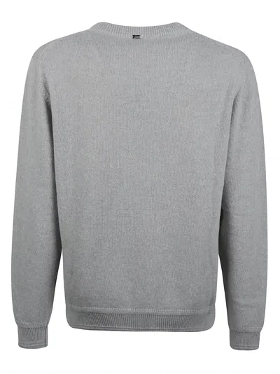 Herno Men's 100% Wool Cozy Sweater In Gray