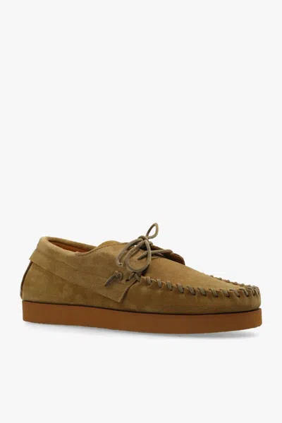 Isabel Marant Front Lace-up Fastening Suede Loafers