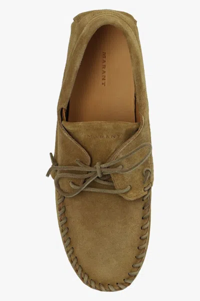 Isabel Marant Front Lace-up Fastening Suede Loafers