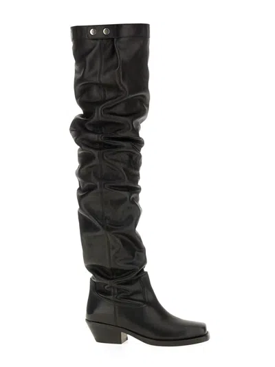 Isabel Marant 40mm Amati-gb Leather Knee High Boots