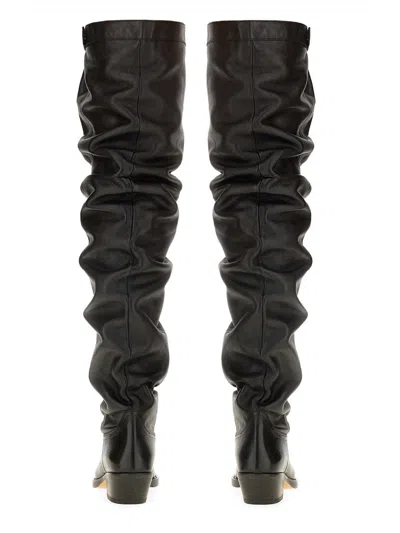 Isabel Marant 40mm Amati-gb Leather Knee High Boots
