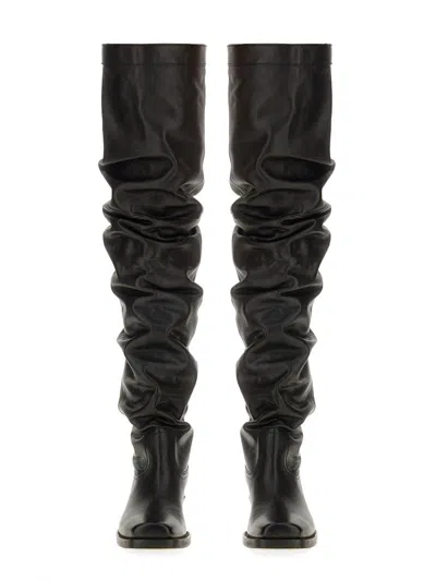 Isabel Marant 40mm Amati-gb Leather Knee High Boots