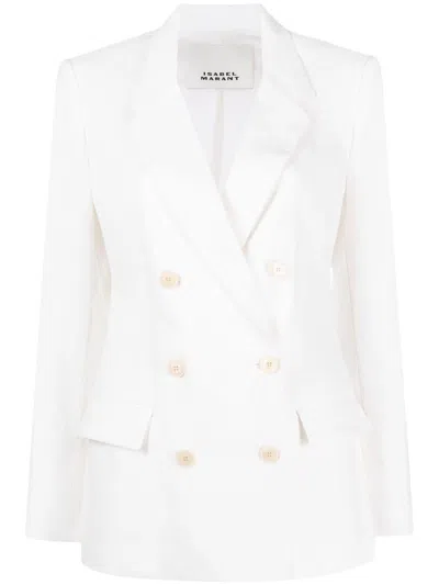 Isabel Marant White Double-breasted Jacket