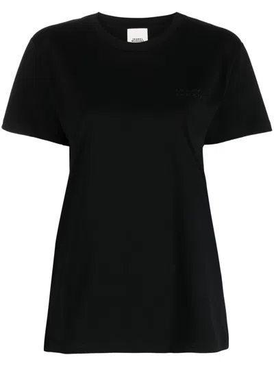 Isabel Marant Cotton Logo Print T Shirt