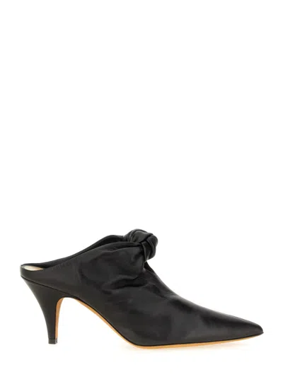 Khaite Rowan Leather Mules