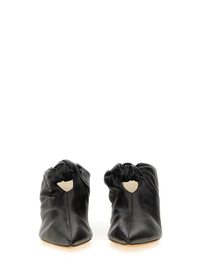 Khaite Rowan Leather Mules