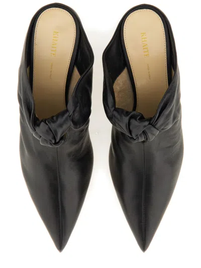 Khaite Rowan Leather Mules