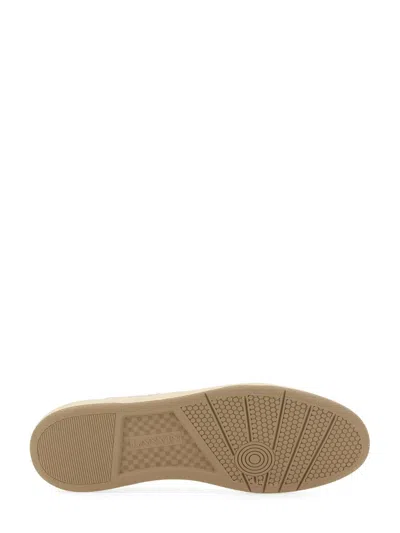 Lanvin Mesh And Leather Clay Sneakers With