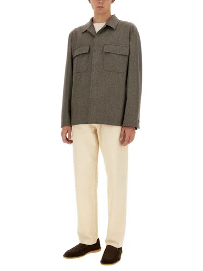 Lardini Collar Jacket Flap Pockets