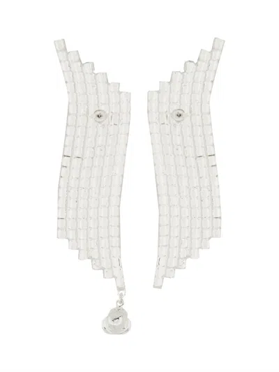 Magda Butrym Women's Cyrstal Wave Earrings