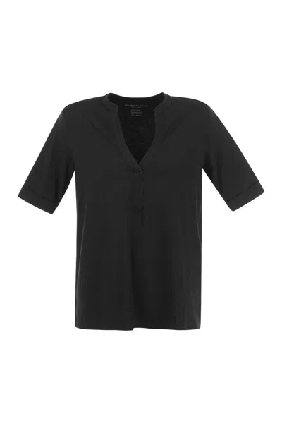 Majestic Filatures Viscose Serape Neckline Tunic